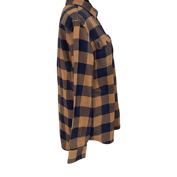 VANS Off The Wall Button Front Checkered Flannel Shirt - Picture 2 of 9